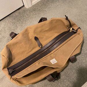 Filson Medium Duffel, Rugged Twill, Tan, Made in USA